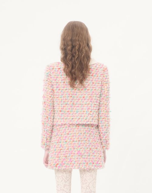 Valentino - Candy Tweed Jacket - Multicolour - Woman - Jackets And Blazers