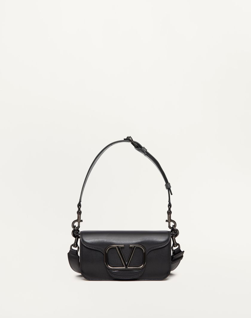 Valentino Handbags Borsa A Tracolla Mini Valentino Garavani Locò In Vitello per Uomo in Nero | Valentino IT