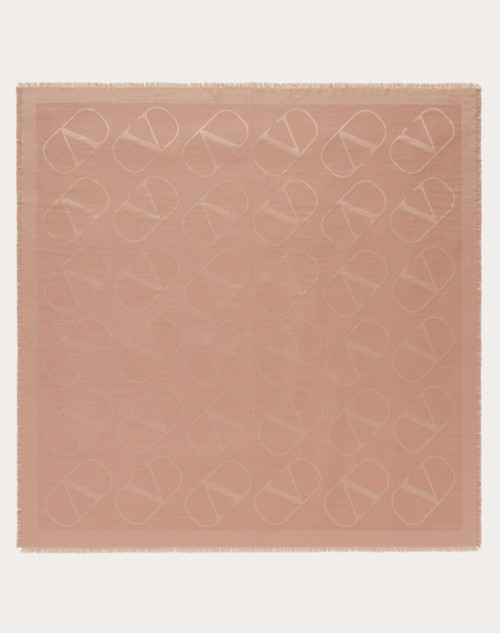 Valentino Garavani VLogo Signature jacquard shawl - Pink