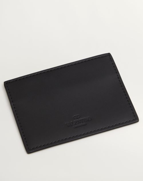 Vltn Cardholder for Man in Black/white | Valentino US