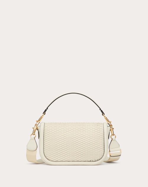 Valentino Garavani Alltime Woven Leather Shoulder Bag for Valentino Garavani Alltime Woven Leather Shoulder Bag for