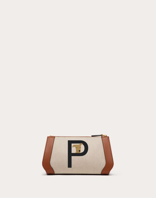 Valentino Garavani - Pochette Personnalisable Valentino Garavani Rockstud Pet - Beige/cuir/noir - Femme - Rockstud Pet - Sacs