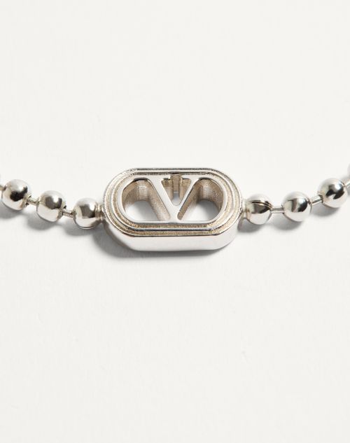 Valentino Garavani - Ovalette Metal Bracelet - Transparent - Man - Small Gifts