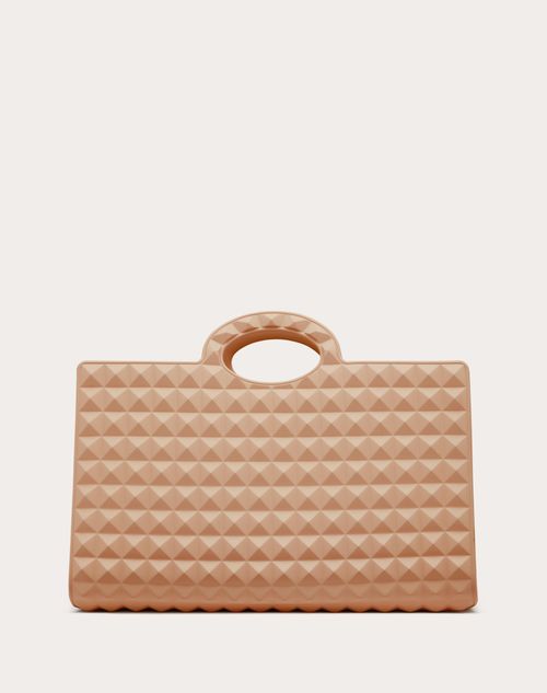 Valentino Garavani - Le Troisième Rubber Shopping Bag - Rose Cannelle - Woman - Bags