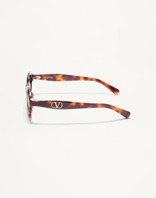 Valentino - Cat-eye Acetate Eyewear - Havana/brown - Woman - Eyewear