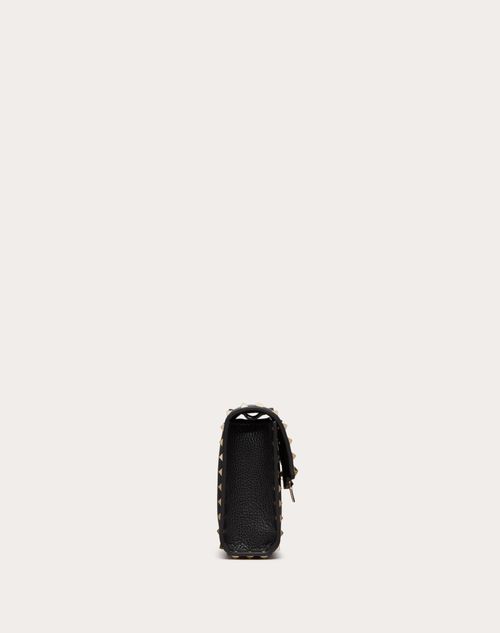 2020 Valentino Mini Vsling Handbag in Black Grainy Calfskin Leather