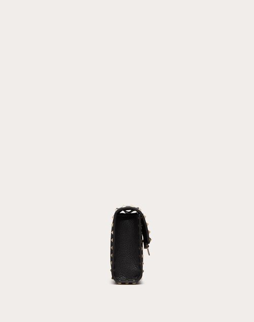 VALENTINO, Rockstud Leather Camera Bag in Black