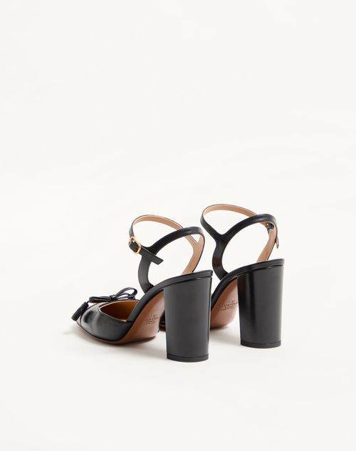 Valentino Garavani - Valet Du Roi Pumps In Kidskin 90mm - Black/coffe - Woman - Shoes