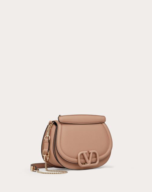 Valentino Garavani - Vsling Shoulder Bag In Grainy Calfskin - Rose Cannelle - Woman - Shoulder Bags