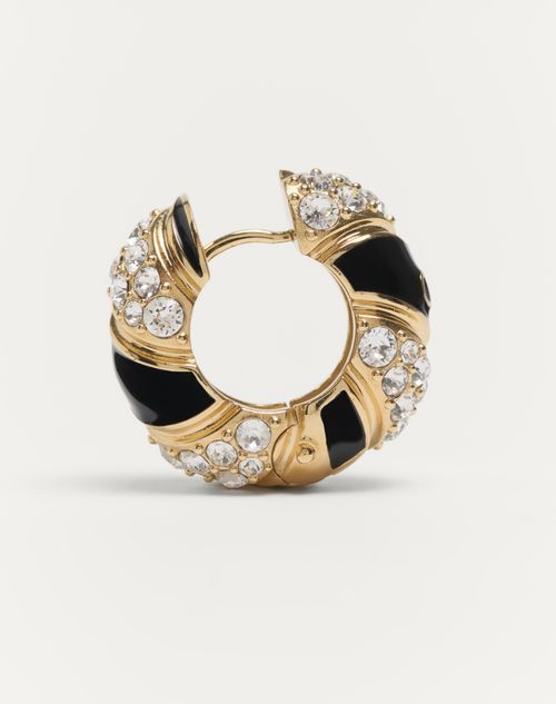 Valentino Garavani -  - Gold/black/crystal - Woman - Jewellery