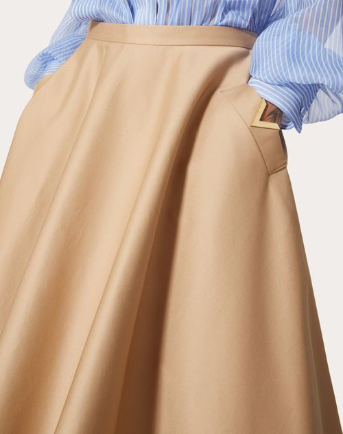 Valentino high-waisted pleated skirt