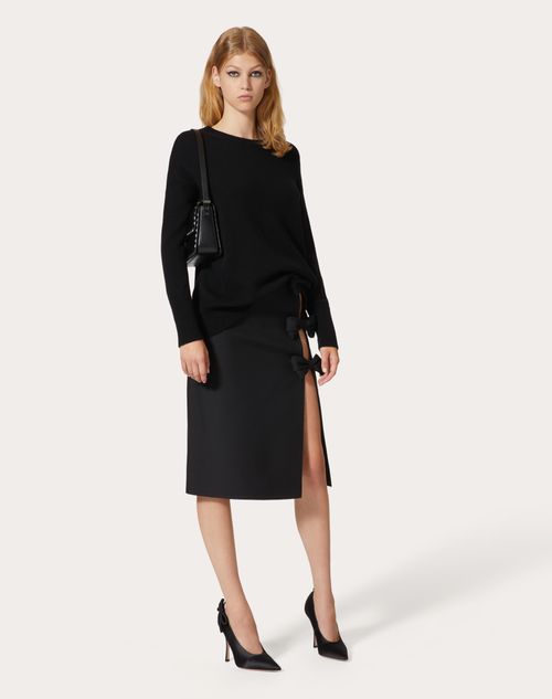 Valentino - Maglione In Cashmere - Nero - Donna - Maglieria