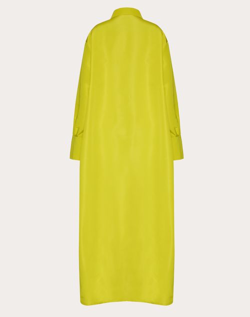 Valentino - Faille Evening Shirt Dress - Yellow Sun - Woman - Dresses