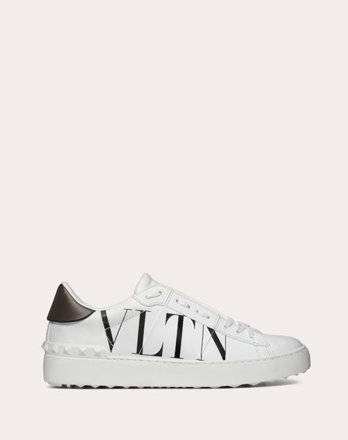 Valentino Garavani - Vltn Open Sneaker - White/ Black - Woman - Open Sneakers - Shoes