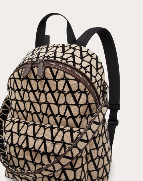 Valentino Garavani Toile Iconographe-jacquard backpack - Neutrals