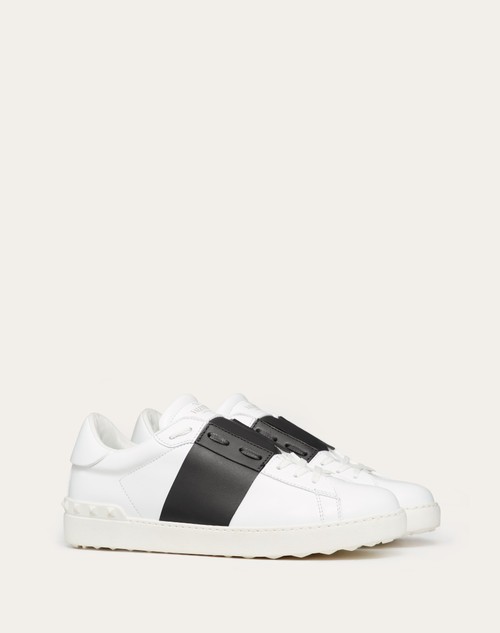 Valentino Garavani Open VLTN Logo White Black Bronze