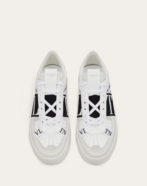 Valenti Low Top VL7N White Mix Multicolor Calfskin And Canvas 993722
