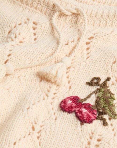 Valentino - Knit Pants - Birch - Woman - Pants And Shorts