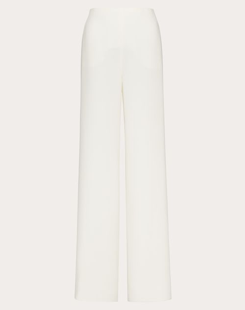 Valentino - Cady Couture Trousers - Ivory - Woman - Pants And Shorts