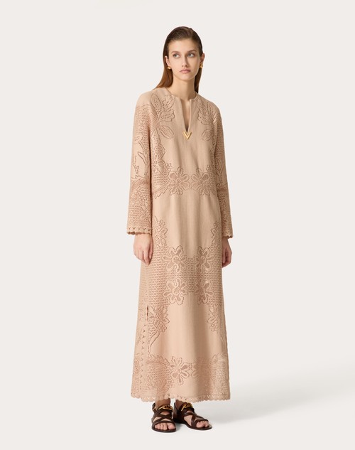 Valentino Garavani Guipure Jardin maxi dress - Neutrals