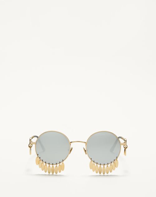Valentino - Round Metal Frame - Gold/silver - Unisex - Akony Eyewear - Accessories