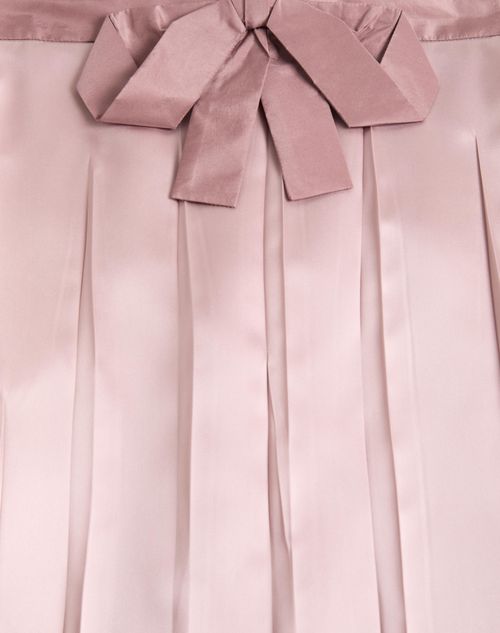 Valentino - Satin Skirt - Mauve - Woman - Skirts