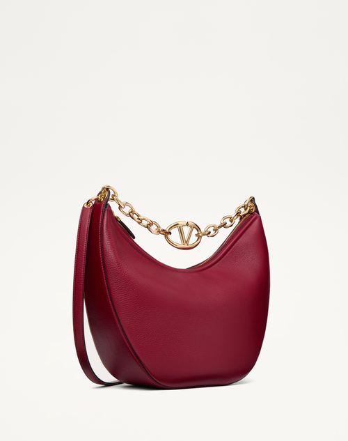 Vlogo Moon Medium Grainy Calfskin Hobo Bag With Chain for Vlogo Moon Medium Grainy Calfskin Hobo Bag With Chain for