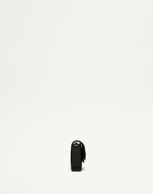 Vlogo Signature Calfskin Mini Bag for Woman in Black Vlogo Signature Calfskin Mini Bag for Woman in Black