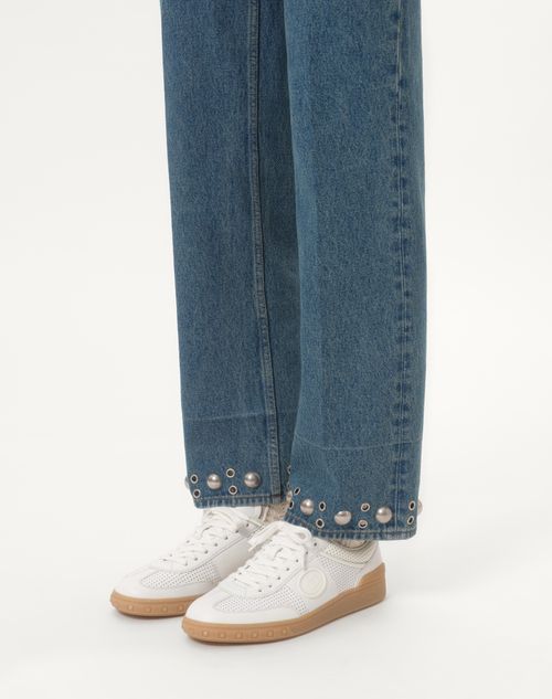 Valentino Garavani - Upvillage Low-top Perforated Nappa Leather Sneaker - White - Man - Shoes