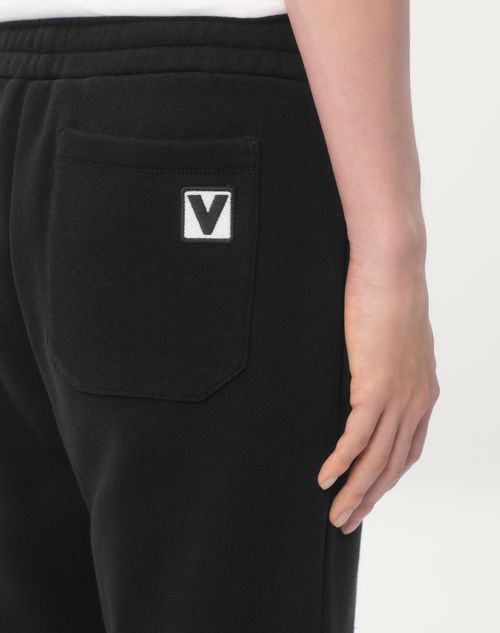 シェ ヴァレンティノ パッチ付きコットン ジョギング パンツ for シェ ヴァレンティノ パッチ付きコットン ジョギング パンツ for