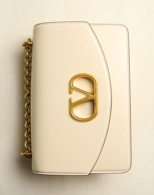 Valentino Garavani Vain Shoulder Bag In Shiny Calfskin for Valentino Garavani Vain Shoulder Bag In Shiny Calfskin for