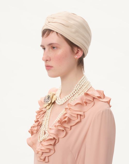 Valentino Garavani - Vlogo Signature Metal And Pearl Earrings - Gold/cream - Woman - Gifts For Her