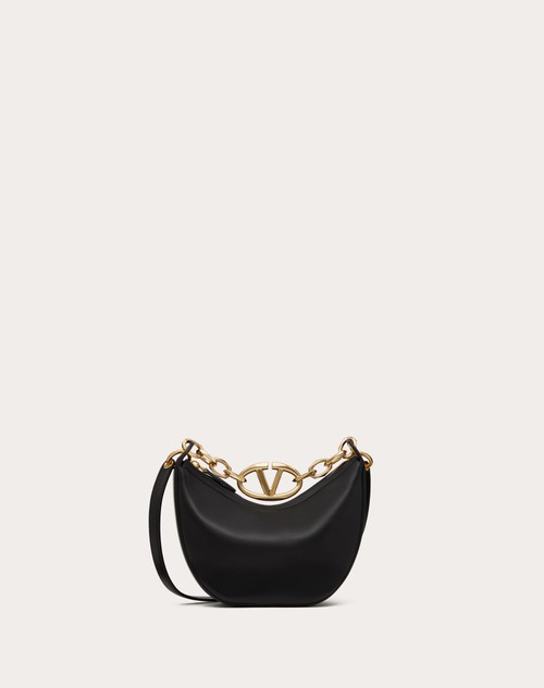 VALENTINO GARAVANI - Vlogo Chain Small Leather Shoulder Bag