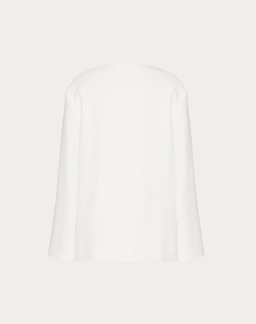 Valentino - Cady Couture Top - Ivory - Woman - Shirts & Tops