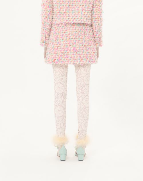 Valentino - Candy Tweed Short Skirt - Multicolour - Woman - Skirts