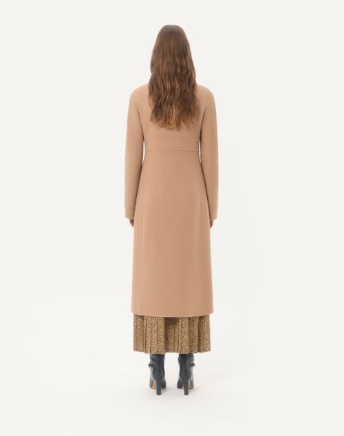 Valentino - Double Kashmir Coat - Camel - Woman - Coats And Outerwear