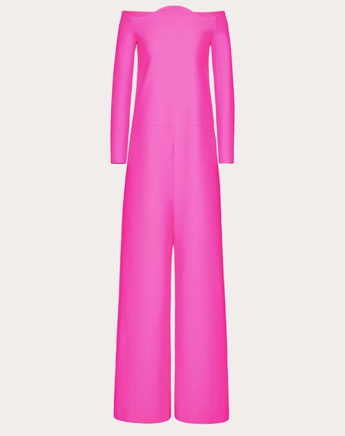 Crepe Couture Jumpsuit for Woman in Pink Pp