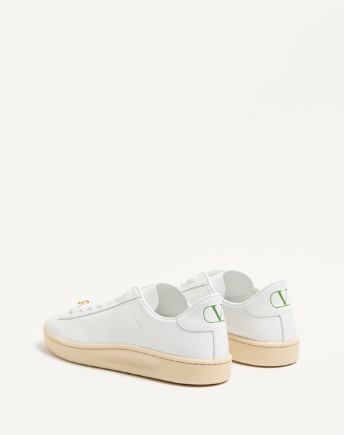 Valentino Garavani - Royco Trainer In Nappa Calfskin - White - Man - Trainers