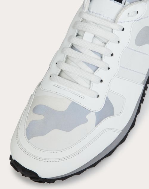 Snazzy fungere Derbeville test Camouflage Rockrunner Sneaker for Man in White/multicolour | Valentino NL
