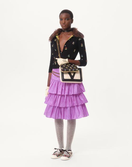 Valentino - Pantimedias De Mohair - Café Con Leche - Mujer - Accesorios Suaves