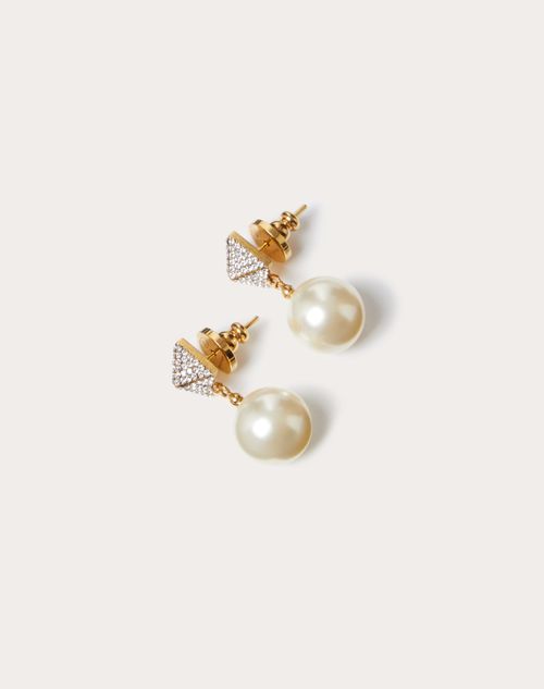 新品♡現行品♡VALENTINO ロックスタッズ スワロフスキー パール ピアス VALENTINO ヴァレンティノ ピアス アクセサリー ロックスタッズ