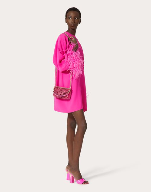 Valentino - Cady Couture Embroidered Dress - Pink Pp - Woman - Dresses