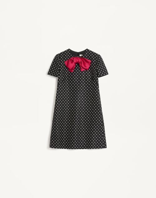 Valentino - Supergran Short Dress In Plusdepois Print - Black/birch - Woman - Dresses