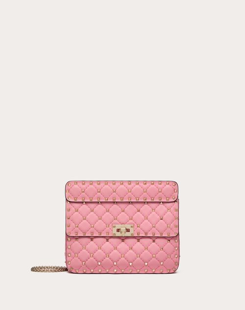 Valentino Garavani - Medium Nappa Rockstud Spike Bag - Pink - Woman - Woman Bags & Accessories Sale