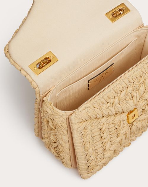 PUBLISHED BY Woven-raffia Shoulder Bag in Natural