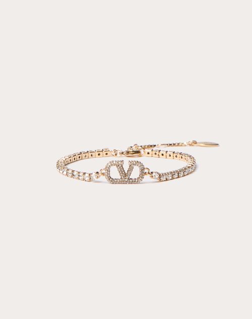 【VALENTINO】Coeur  Swarovski Crystal Bracelet Coeur-Royal-Bracelet-In-Metal,