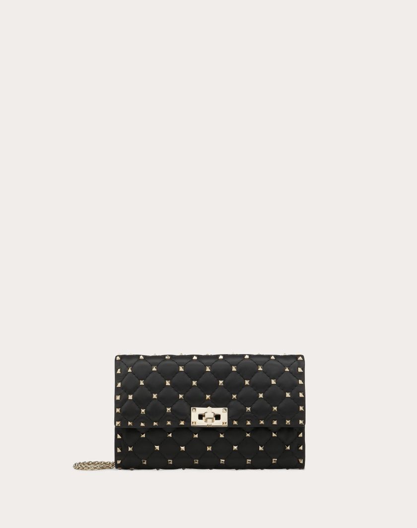 Valentino Handbags Borsa A Tracolla Rockstud Spike In Nappa per Donna in Nero | Valentino IT