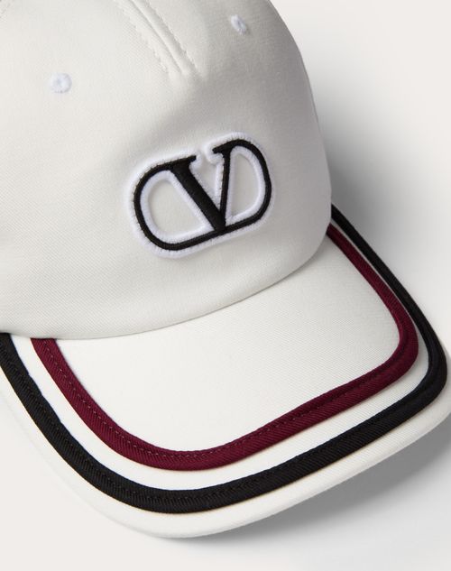 Valentino Garavani - Vlogo Signature Baseball Cap - Multicoloured - Man - Hats And Gloves