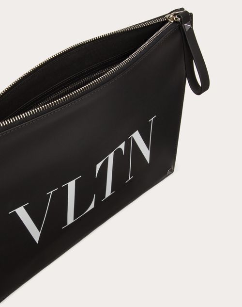 Pochette Vltn En Cuir pour Homme en Noir Valentino FR