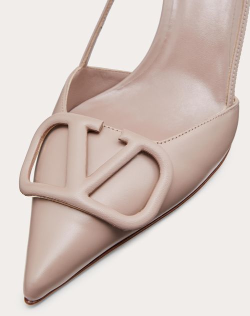 vlogo signature calfskin slingback pump